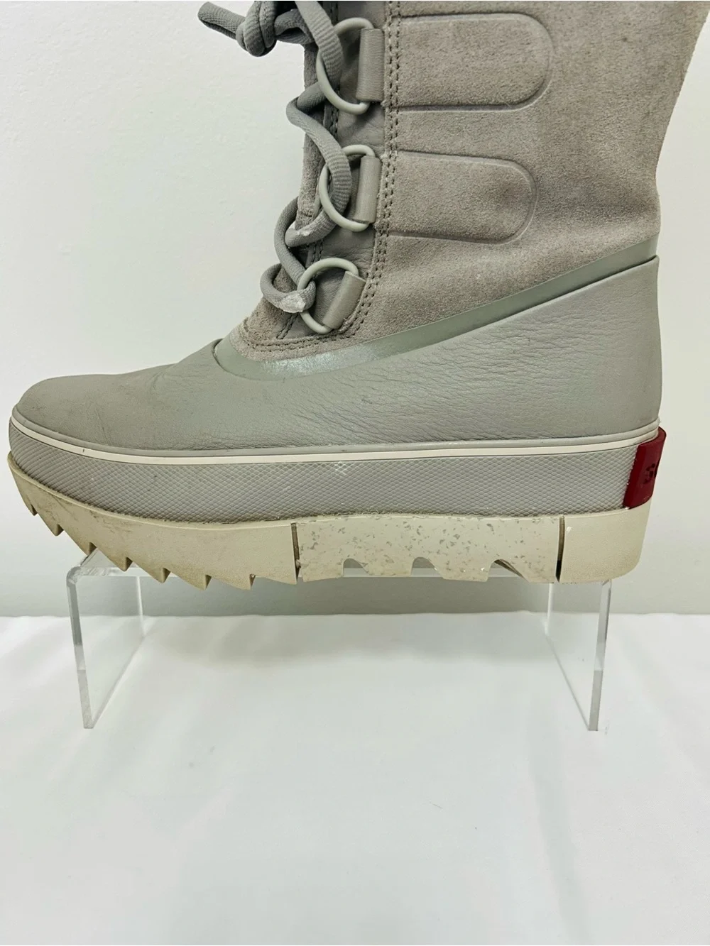 Sorel Joan Of Arctic Next Dove Gray Boots 7.5